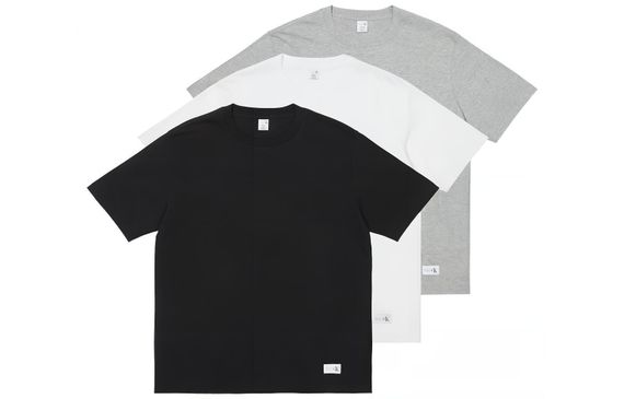 PALACE x Calvin Klein Ck1 Palace Short Sleeve Crew Neck Tee 3pk Classic White / Light Grey T 1 3