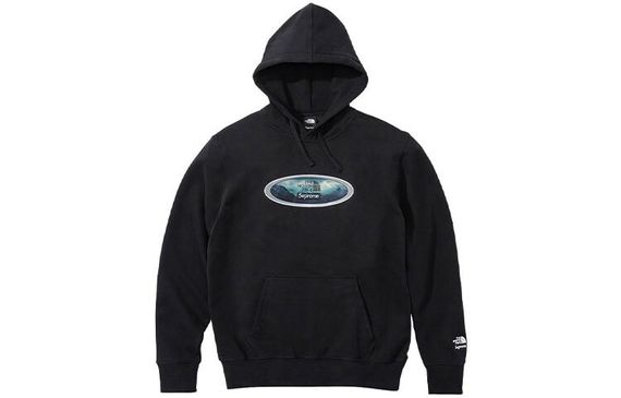 Supreme Week 9 x /THE NORTH FACE FW21 TNF Lenticular Mountains Hooded Sweatshirt Logo