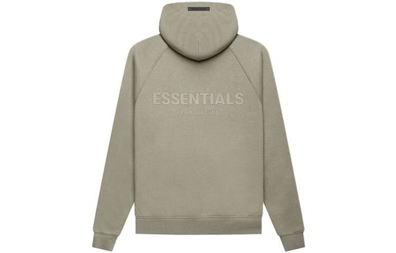 Fear of God Essentials Pullover Hoodie Pistachio FW21 Logo