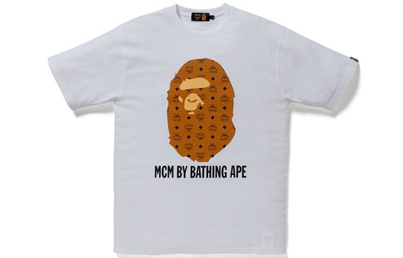A BATHING APE x MCM/ Logo T