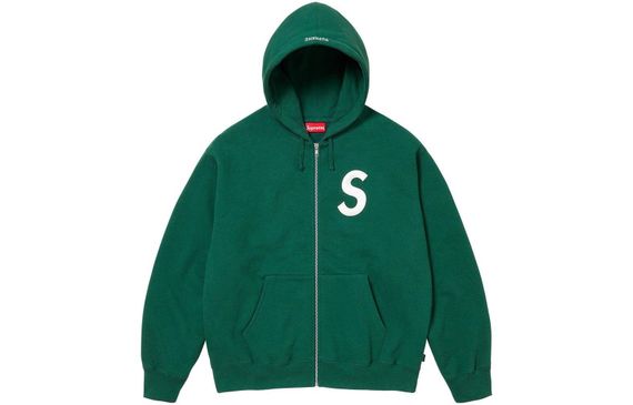Supreme FW23 WEEK3 S LOGO ZIP UP HOODED SWEATSHIRT S Logo