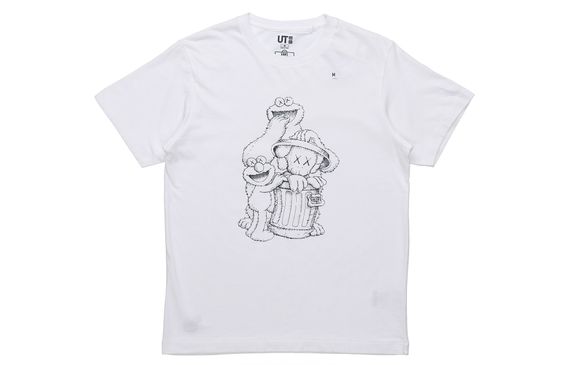 UNIQLO x Sesame Street x kaws T