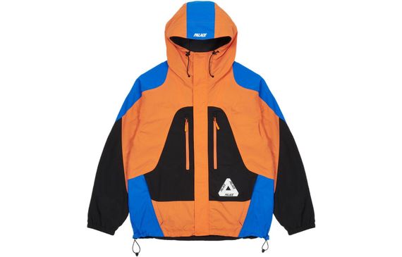 PALACE SS22 Powder Jacket Orange/Black/Blue