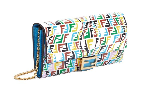 FENDI Baguette Logo FF /
