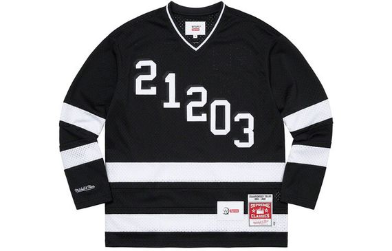 Supreme FW21 Week 15 x WTAPS x Mitchell &amp; Ness WTAPS Hockey Jersey V T