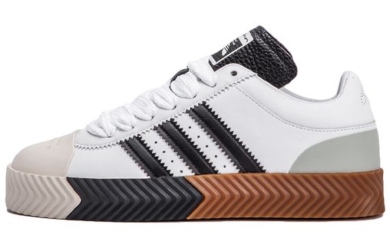 Alexander wang x adidas originals Superstar Skate White Black