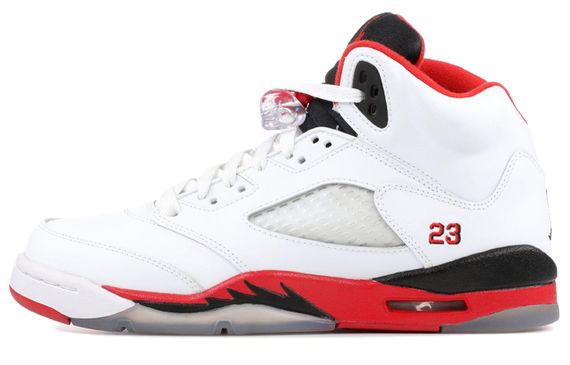 Jordan Air Jordan 5 Retro Fire Red Black Tongue 2013