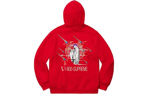 Supreme FW19 Week 6 1-800 Hooded Sweatshirt