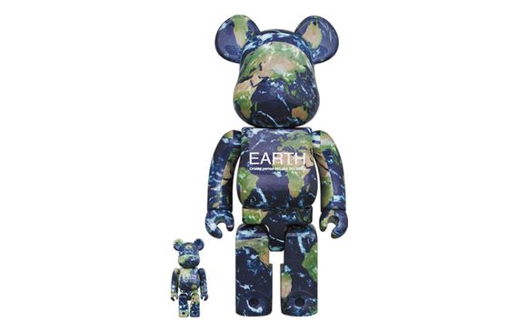 BE@RBRICK 1000%400%100% EARTH 7cm/28cm/70cm