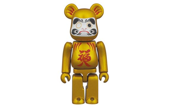 BE@RBRICK Gold Pearl 100%/400%