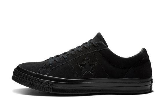 Converse one star Suede Triple Black Low Top
