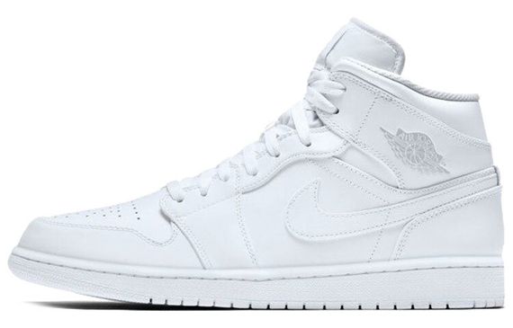 Jordan Air Jordan 1 Mid &quot;Triple White&quot;