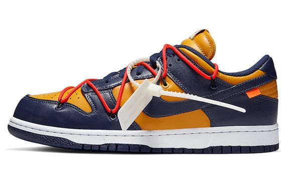 Off-White x Nike Dunk Low LTHR OW #