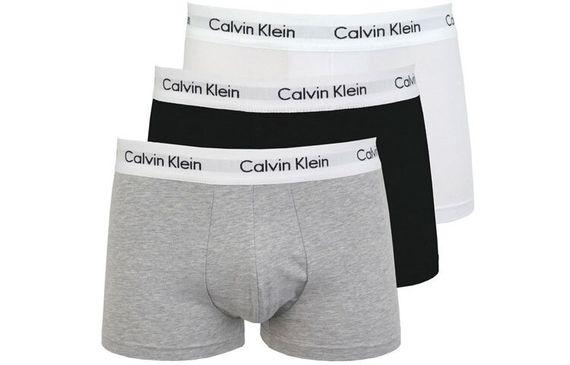 CALVIN KLEIN 3 Pack Trunks Cotton Stretch Logo 3