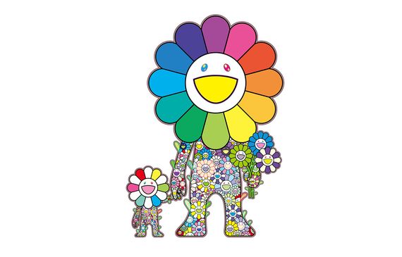 Takashi Murakami Flower Parent and Child 71*61.2cm