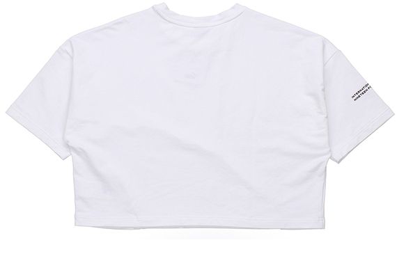 PUMA Evide Form Stripe Crop Tee Logo T