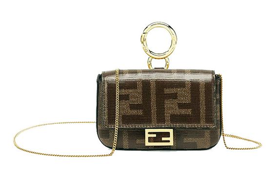 FENDI Baguette Nano Logo FF # #