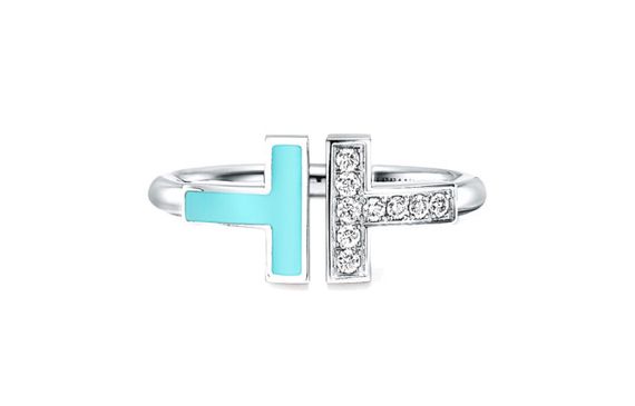 TIFFANY &amp; CO. 18K T 8.5mm
