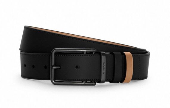 COACH 38mm DOUBLE BAR BELT