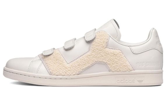 Adidas originals STAN SMITH Raf Simons Comfort Badge Cream White