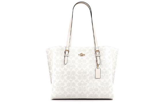 COACH Mollie 34 Logo Tote