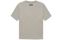 Fear of God Essentials FW21 SS Tee Dark Heather Oatmeal Logo T