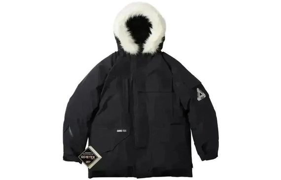 PALACE FW22 Three-proof hooded and fleece cotton jacket Logo