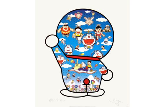 Takashi Murakami A ， 65.5*57.3cm