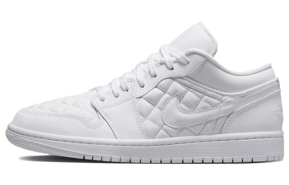 Jordan Air Jordan 1 low quilted &quot;triple white&quot;