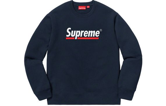 Supreme SS20 Week 2 Underline Crewneck logo