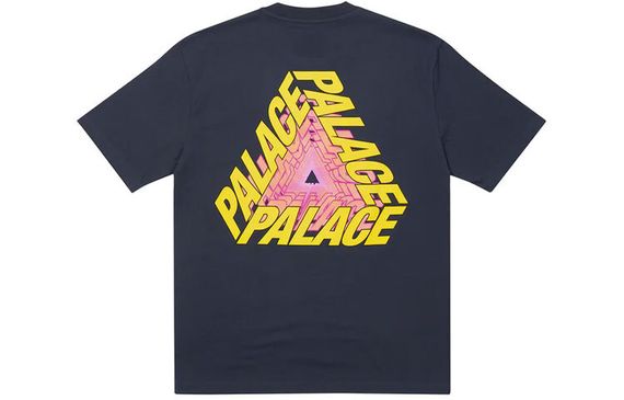 PALACE SS22 P3 Bare Times T-shirt Navy Logo T