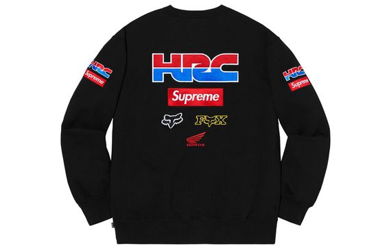Supreme FW19 Week 6 x Honda x Fox Racing Crewneck