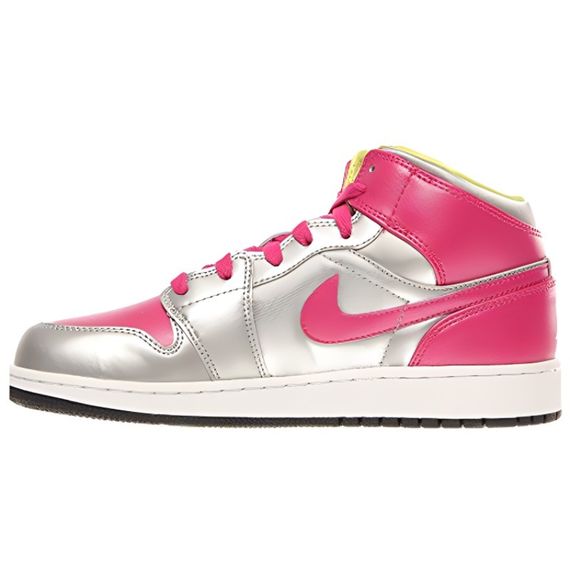 Jordan Air Jordan 1 Mid Metallic Silver GS