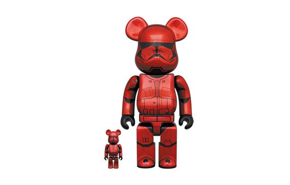 BE@RBRICK SITH TROOPER TM CHROME Ver. 100％+400％