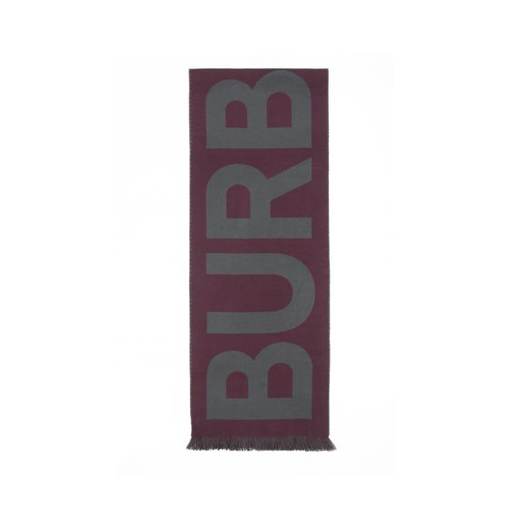 Burberry Maroon/Grey