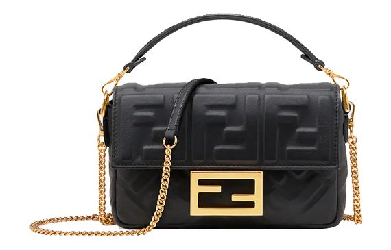 FENDI Baguette Logo FF