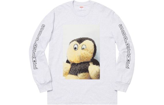 Supreme FW18 Mike Kelley AhhYouth! L/S Tee Ash Grey T
