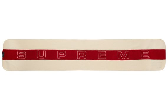 Supreme FW18 Polartec Scarf Natural