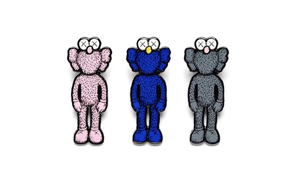 KAWS NGV BFF ENAMEL PIN SET 3