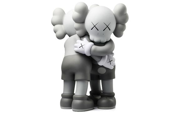 KAWS Together Vinyl Figure Grey 29.2cm
