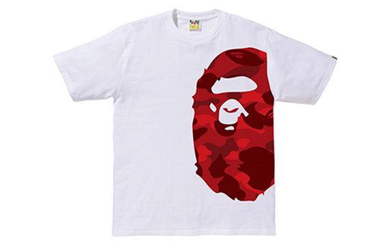 BAPE Color Camo Side Big Ape Head Tee t