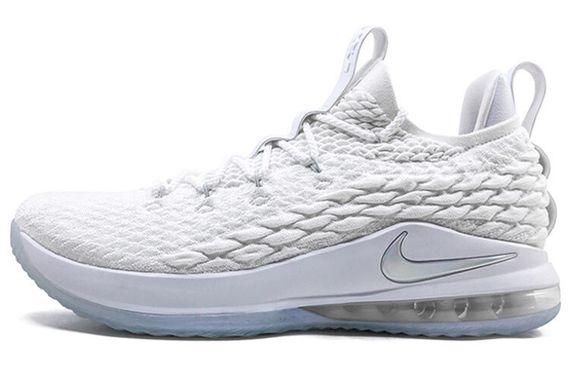 Nike Lebron 15 low &quot;White Metallic Silver&quot;