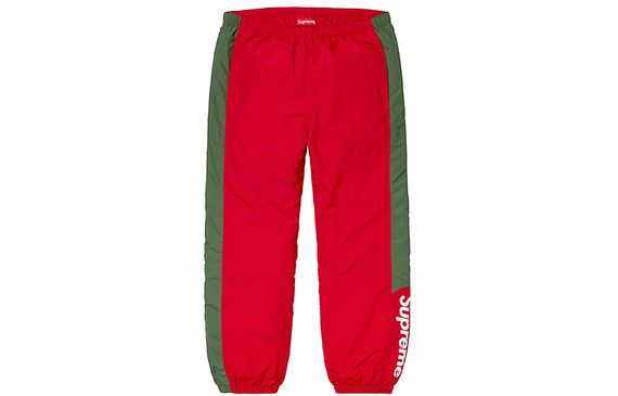 Supreme FW19 Week 1 Side Logo Track Pant Logo