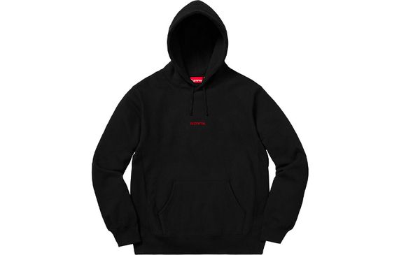 Supreme FW18 Trademark Hooded Sweatshirt Black
