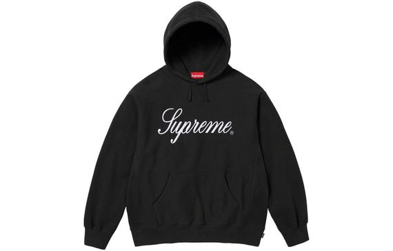Supreme FW23 WEEK6 RAISED SCRIPT HOODED SWEATSHIRT Logo