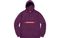 Supreme SS19 Zip Pouch Hooded Sweatshirt Purple logo