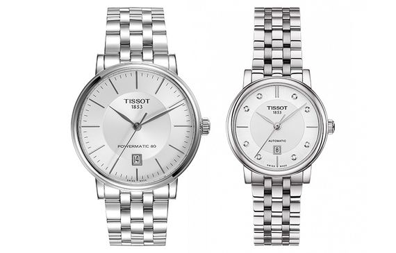 TISSOT 40mm T1222071103600+T1224071103100