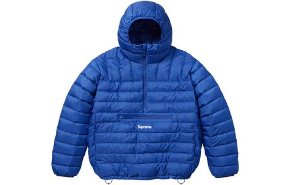 Supreme FW23 WEEK7 MICRO DOWN HALF ZIP HOODED PULLOVER
