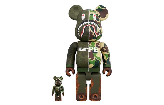 BE@RBRICK x READYMADE x BAPE 7cm/28cm/70cm