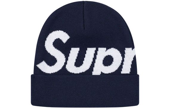Supreme FW19 Week 7 Big Logo Beanie logo